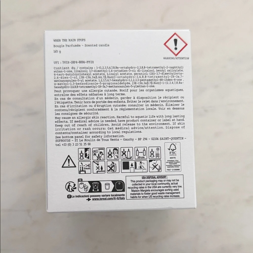 Replica Candle - When the rain stops - Picture 2 of 2